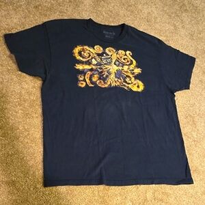 Doctor Who 2012 Ripple Junction Men's Black T-shirt With Graphic Size 2X